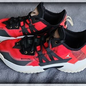 Black and White Air Jordan Sneakers